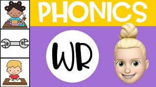 WR Sound  WR Digraph  Phonics for Kids [upl. by Ydisac]