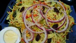 SRI LANKAN SPECIAL VEG NOODLES RECIPE ENGLISH [upl. by Ennaecarg]