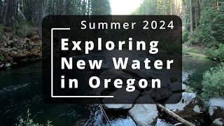 Tightline Nymphing Exploring New Water Oregon Summer 2024 [upl. by Elleb]