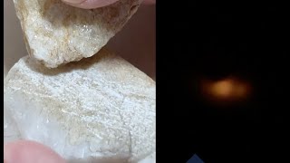 Triboluminescence in Quartz and How to Demonstrate it with Slow Motion and Infrared Video [upl. by Idnal]