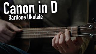 The Beautiful Canon in D on Baritone Ukulele [upl. by Nilla]