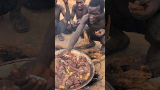 Ooh😯 its Breakfast MealSee hunts Enjoying eating meal😋 So delicious Today🔥culture africa [upl. by Frannie]