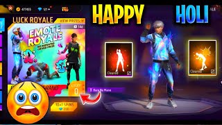 New Emote Royale Free Fire  Bura Na Mano Emote Event  Holi Special New Event [upl. by Yrrah]