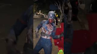 THE CLEANEST SUPERHERO TRANSITION spiderman hulk marvel zombie super hero shorts [upl. by Eilahs]