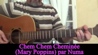 Chem Chem Cheminée Mary Poppins reprise à la guitare Chim Chim Cheree cover [upl. by Airres]