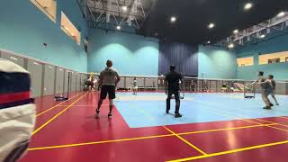 Badminton  American Academy School QA 41224 34 [upl. by Nylzzaj]