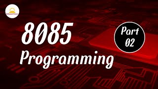 Microprocessor 8085  Programming part 2  practical  BTech  BE [upl. by Keram]