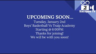 Boys Varsity Basketball v Traip Academy [upl. by Woodall]