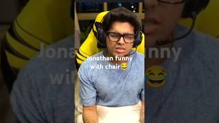 Jonathan funny moment with chair😂myur gaming reaction jonathan funjonathangamingmayurgamingshorts [upl. by Curr]