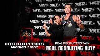 Real Marine Corps Recruiters Talk Recruiting Duty With VET Tv  Recruiters Mission First [upl. by Ramej]