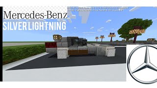 Minecraft MercedesBenz Silver Lightning Tutorial [upl. by Eerrehs]