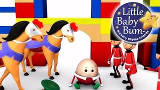 Humpty Dumpty  Part 1  Nursery Rhymes  By LittleBabyBum  ABCs and 123s [upl. by Ardie]