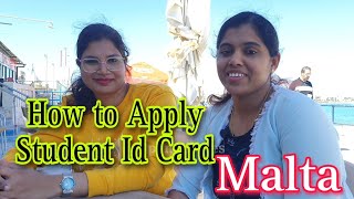 How to Apply Students Id Card Malta Nursing Registration steps [upl. by Ykcaj]