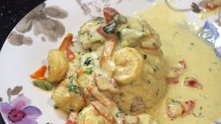 Crevettes à la crème de coco – Délicieuse recette thaï facile et rapide [upl. by Faruq]