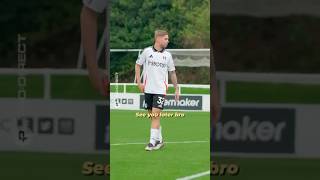 Ginge gets this horribly wrong 🤣 adidas football footballshorts fulham funny comedy [upl. by Eiramoj]