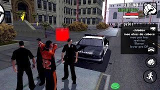 Police mod for Android from Mediafire with how to download In GTA San Andreas 👮‍♂️✅ [upl. by Penoyer667]