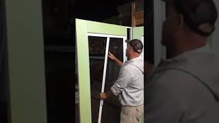 How to Straighten the Screen Mesh  Casper Retractable Screens [upl. by Hoebart]