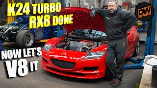 K24 Turbo Mazda RX8 done  Now lets V8 swap it [upl. by Romeu87]