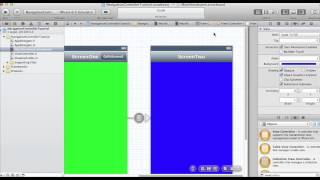 Navigation Controller Using Storyboard Tutorial  Xcode 45 [upl. by Gnilyarg]