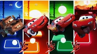 Cars 3 Mater 🆚 Lighting McQueen 🆚 Lighting McQueen Eater 🆚 Spider Lighting McQueen x Coffin Dance [upl. by Aluap135]