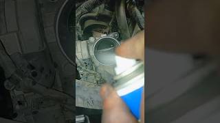 throttle body cleaning🤔 throttleclean clean automobileclean [upl. by Ennayrb]