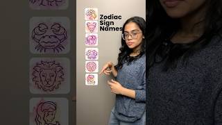 Zodiac Sign Names amp Pronunciation  English Vocabulary zodiacsigns pronunciation [upl. by Dry]