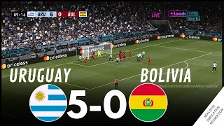 ⚽ Uruguay 50 Bolivia 🏆COPA AMERICA 2024  Highligths  Simulación y recreación de videojuego [upl. by Hughie]