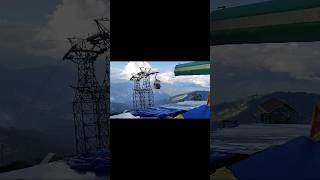 Zip line 😱 shorts zipline shortsfeed viralvideo shortvideos [upl. by Jinny]