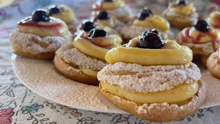 Prepariamo insieme le ZEPPOLE DI SAN GIUSEPPE zeppole sangiuseppe recipe ricettefacili ricette [upl. by Alyakim]