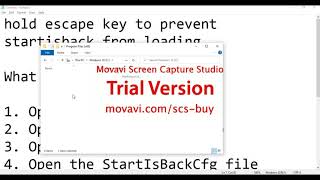 Hold escape key to prevent StartIsBack from loading How to fix [upl. by Aninahs898]