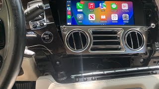 2014 Rolls Royce WRAITH NBT EVO retrofit 2019 styling all features preserved CarPlay full screen [upl. by Nnov]