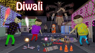 Gulli Bulli In Diwali  Diwali Ke Patakhe  Happy Diwali  Gulli Bulli  Make Joke Of Horror [upl. by Avenej]