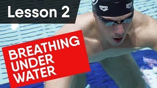 HOW TO BREATHE WHILE SWIMMING New StepbyStep TUTORIAL [upl. by Ahsimet]