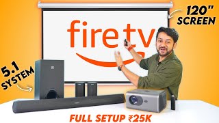 My 120quot Full Projector Setup In Just ₹25000 [upl. by Carlos]