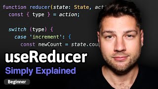 Learn React Hooks useReducer  Simply Explained [upl. by Glynis]