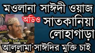 সাতকানিয়ালোহাগাড়ায় সেই ওয়াজটি। Maulana Delwar Hossain Sayeedi Waz [upl. by Levania]