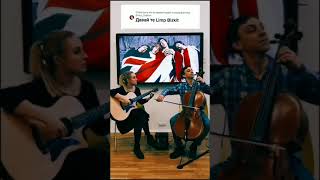 Limp Bizkit  Behind blue eyes cello and guitar cover shorts [upl. by Merilyn]