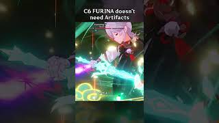 C6 FURINA doesnt need Artifacts genshinimpact furina [upl. by Levram]