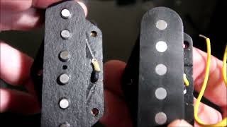 Telecaster tonerider pickups alnico II blues made in UK VS Fleor alnico V made in china [upl. by Htebiram]