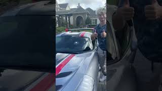 Golf Ball Through Sports Car Windshield Prank 😂  shorts [upl. by Acimaj]