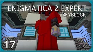 Enigmatica 2 Expert Skyblock EP17 Wither Farm Automation  Supremium Armor [upl. by Amikay]