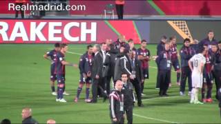 BEHIND THE SCENES Detallazo de Ancelotti en plena celebración del Mundial [upl. by Ecirted283]