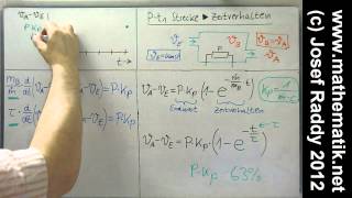 Zeitverhalten einer PT1 Regelstrecke durch DGL herleiten ► Durchlauferhitzer ► Teil 22 [upl. by Catherina839]