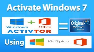 HOW TO ACTIVE WINDOW 7 amp MS OFFICE ALL VERSION amp USING KMSPICO  HOW TO DOWNLOAD NET F [upl. by Budworth]