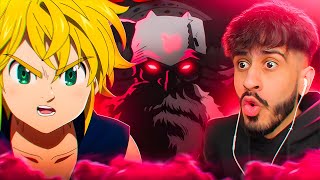 MELIODAS VS DEMON KING  Seven Deadly Sins Season 4 Episode 8 REACTION [upl. by Goff]