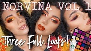 Anastasia NORVINA Collection Vol 1 Palette  Three FALL Looks [upl. by Moise]