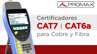 Certificadores de cableado estructurado CAT7 y CAT6A [upl. by Bruckner]