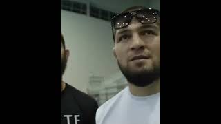 Khabib doesnt sound concerned about Islams opponent change 😅 🎥 khabibnurmagomedov shorts [upl. by Cory]