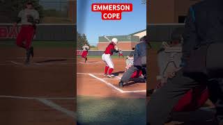 Emmerson Cope strikeout Nebraska Husker Softball Red White Scrimmage 101624 huskers nebraska [upl. by Atnoek]