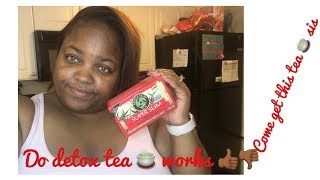 Review  Triple Leaf tea super slim cleansing amp Detox tea does it work [upl. by Mallina]